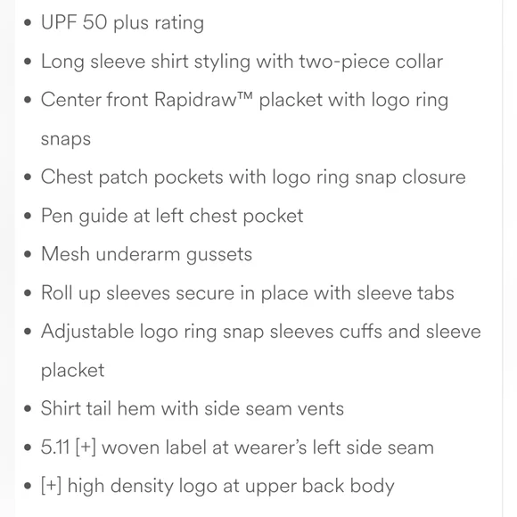 5.11 Tactical "Marksman" Long Sleeve Shirt Ensign Blue | Women's Size S - Picture 12 of 13